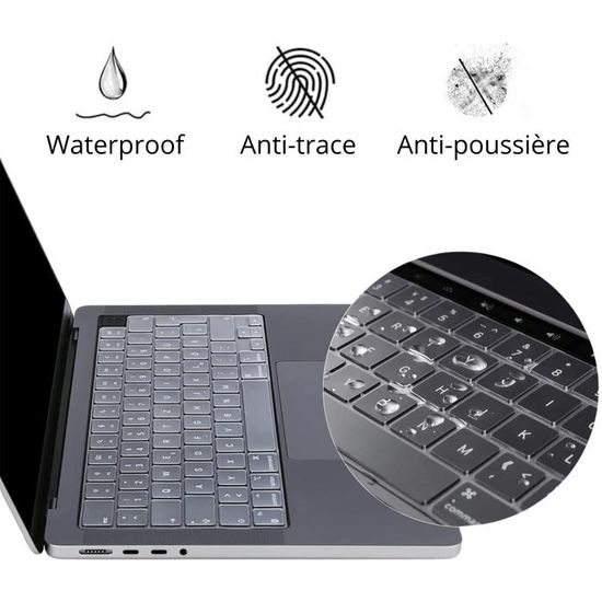 Protection Clavier En Microfibre Pour MacBook Air/Pro 13" – Anti-poussière Et Traces