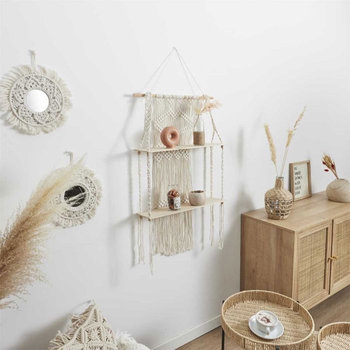 Petite étagère macramé – Ma décoration macramé