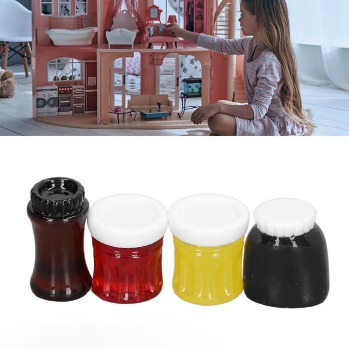 Couette et oreillers miniatures pour maison de poupée à l'échelle 12
