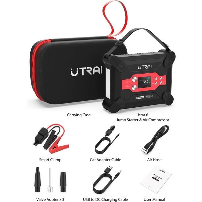 Démarreur de batterie de voiture portable - UTRAI, Démarreur