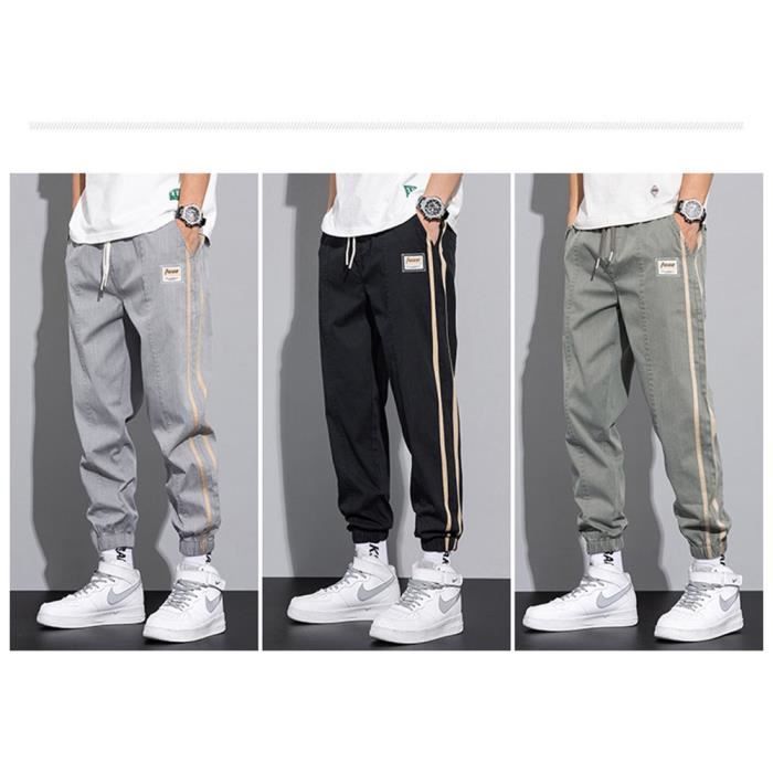 Pantalon De Travail Homme Pantalon Cargo Homme Pantalon Jogging Slim Fit Coton Jogging Sport Pantalon Avec Quatre Poches Verte - Sport