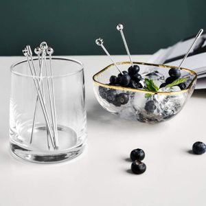 Lot De 12 Pics Apéritifs En Inox 8 Cm - Pour Fruits, Escargots, Bigorneaux...