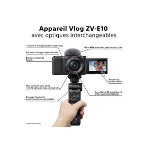 Sony Alpha 6400 noir pas cher : où acheter ? - Appareil Photo