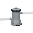 Kit Piscine hors sol tubulaire BESTWAY - Power Steel™ - 427 x 250 x 100 cm - Ovale + Cartouche de filtre Type 2-5