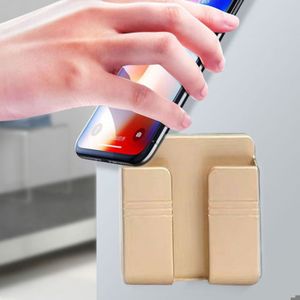 Support Téléphone Adhésif Pliable En Aluminium - Fixation Facile, Portable Pour Maison Et Bureau - 3