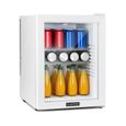 Mini réfrigérateur Klarstein Brooklyn 42 White - 42L - Porte vitrée - LED - Blanc-0