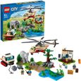 LEGO® City 60302 L'Opération de Sauvetage des Animaux Sauvages, Figurine Animaux de la Savane, Crocodile Figurine, Jouet-0