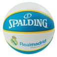 Ballon caoutchouc Real Madrid Euroleague Series El Team - blanc/bleu - Taille 7-0