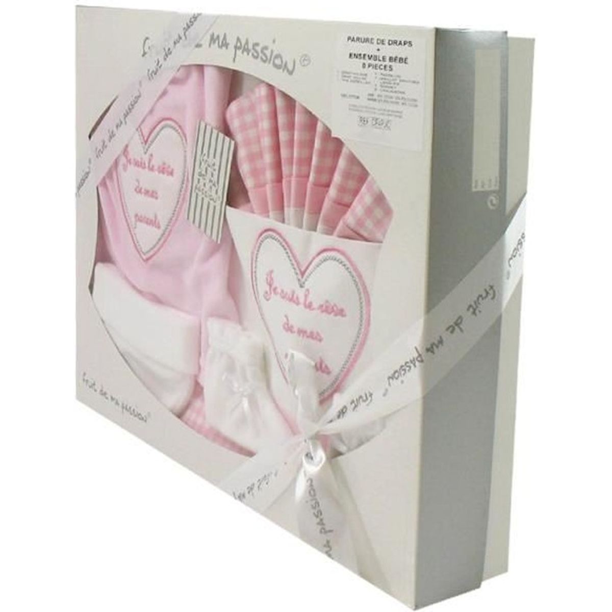 couffin bleu stri/é Je suis le r/êve de mes parents landau Coffret Parure de draps pour berceau
