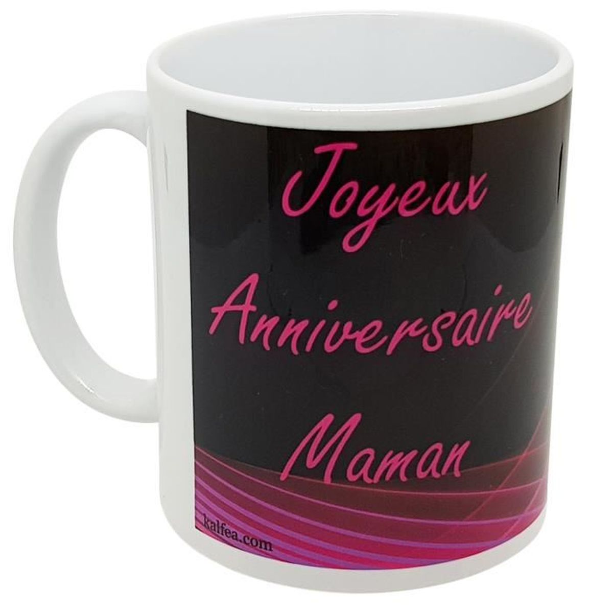 Mug Cadeau Pour Souhaiter Un Joyeux Anniversaire Maman Fond Degrade Rose Noir Moderne Achat Vente Mug Tasse Mazagran Cdiscount