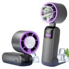 IBEAFILLY Y31 Ventilateur portable - Refroidissement Instantané, Écran Digital, Silencieux, Autonomie durable, Recharge Type-C,Violet