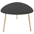 Table basse bois Miléo noir Atmosphera - Noir