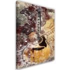 FEEBY Tableau Décoration Murale Guitare 60x90 cm Abstraite Musique Vintage Décoration Unique Tableaux Impression sur Toile