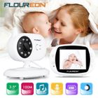 Bébé Moniteur FLOUREON Babyphone Sans Fil 3,5 Pouces LCD Ecran Ecoute Bébé Vidéo 2.4 GHz Bidirectionnelle Vidéo Vision Nocturne