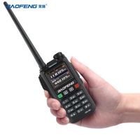 Baofeng UV-18 Haute puissance 7.4V Talkie-walkie Portable avec LED 1.7" Type C Recharge Etanche FM radio VHF/UHF double bande 