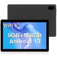 Tablette tactile 10.1 pouce DOOGEE U10  4+5 Go étendue + 128 Go Widevine L1 Batterie 5060mAh Android 13 WiFi6 - Gris