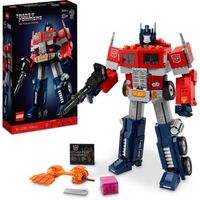 LEGO® ICONS™ 10302 Optimus Prime, Figurine Autobot Robot de Transformers, Maquette Camion, Adulte