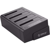 ORICO Boîtier Externe pour Disque Dur 2,5" / 3,5", Station d'accueil, duplicateur, Double Baies, USB 3.0, SATA III 6 GB/s,