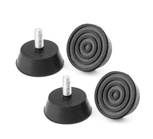 Lot De 12 Pieds En Caoutchouc Pare-chocs D20x16xH20mm Noir - Pour Meubles, Appareils