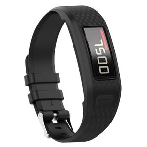 BRACELET DE MONTRE Noir Bracelet de rechange en silicone pour Garmin 