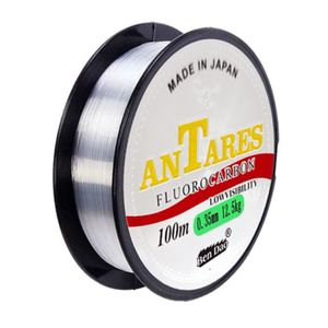 Fil De Pêche Fluorocarbone 0.55mm - 100m, Résistance 20kg, Invisible Sous L'eau