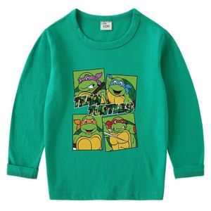 ROBOT - ANIMAL ANIMÉ TMNT-6 - 100CM - TMNT-T-Shirt à Manches sulfet Col Rond pour Adolescent, Vêtement en Coton, Dessin Animé, Tor