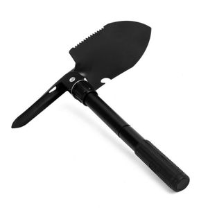 1pc Pelle Extérieur Survie Outils Multifonction Militaire Pliant Léger