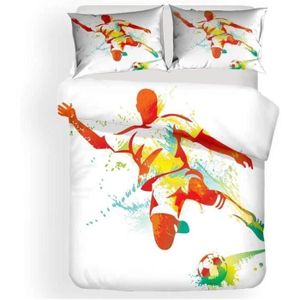 Housse de couette foot 2 personnes - Achat / Vente pas cher