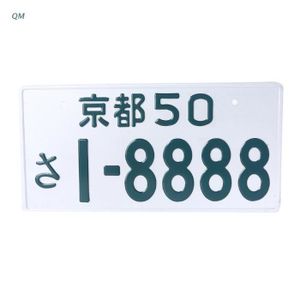 PLAQUE IMMATRICULATION Equipement auto,Plaque d'immatriculation de voiture personnalisée japonaise,13mf,33x16,5 cm - Type 5