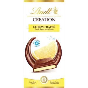 CHOCOLAT BONBON Tablette création citron frappé 150 g Lindt