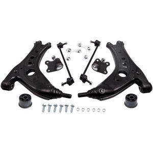 BRAS DE SUSPENSION Bras de Suspension pour Seat-Skoda-VW FOX 6Q0407183 Triangles Ensemble Bras de Suspension Kit avant 6Q0407151D