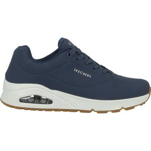CHAUSSURES DE FITNESS Sneakers Homme - Skechers - Basket Uno - Stand on Air - Bleu Marine - Air-Cooled Memory Foam - Fitness