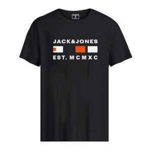 T-SHIRT T-shirt Noir Garçon Jack & Jones Freddie