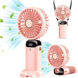Mini ventilateur de bureau Portable Lit bébé Sièges d'auto Ventilateur  Rechargeable USB Petit ventilateur Circulateur
