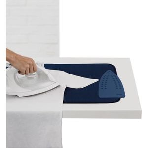 Nappe de repassage pour table Tapis de repassage pliable sur toute surface en coton antidérapant 48 x 85 cm 