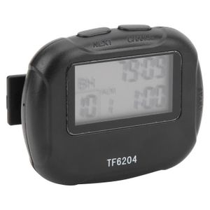 CHRONOMÈTRE SALALIS Chronomètre numérique de sport 2 compte à rebours 99min 59s Alarme Vibration