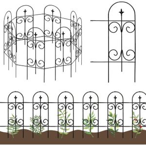 CLÔTURE - GRILLAGE Thealyordure de clôture de jardin décorative en mé