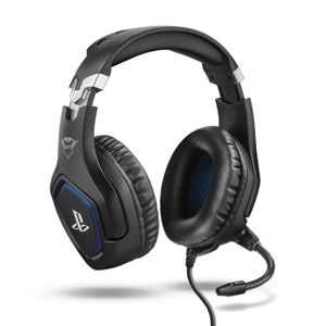 Trust Gaming Casque Gamer PS4 et PS5 avec Licence Officielle pour Playstation GXT 488 Forze avec Microphone Flexible Repliable