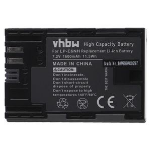 Cache du Compartiment à Batterie vhbw Couvercle de Batterie Compatible avec Canon EOS 1300D Appareil Photo 