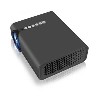 Vidéoprojecteur YG530 Vidéoprojecteur portable HD1080P Haut-parleur intégré Compatible HDMI -USB-VGA-SD-AV pour Maison Théâtre Cinéma Blanc