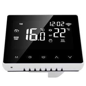 THERMOSTAT D'AMBIANCE Zerone Thermostat intelligent ME81H Smart WIFI LCD Thermostat Chauffage au sol de l'eau Chaudière murale Thermostat de chauffage au