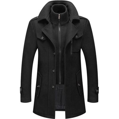 Mejor Precio En A Granel Designer Hiver Hommes Laine Trench Manteaux Veste  Longue Mode Homme Manteau Mince 10 Options De Couleur Pardessus Hommes Noir  Blanc Kaki Rouge Coupe Vent, Envío Gratuito