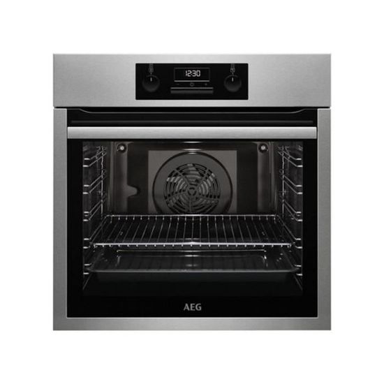 Four Multifonction AEG 72 L – Nettoyage AquaClean, 9 Programmes, Ventilateur XXL – Acier Inox - 4