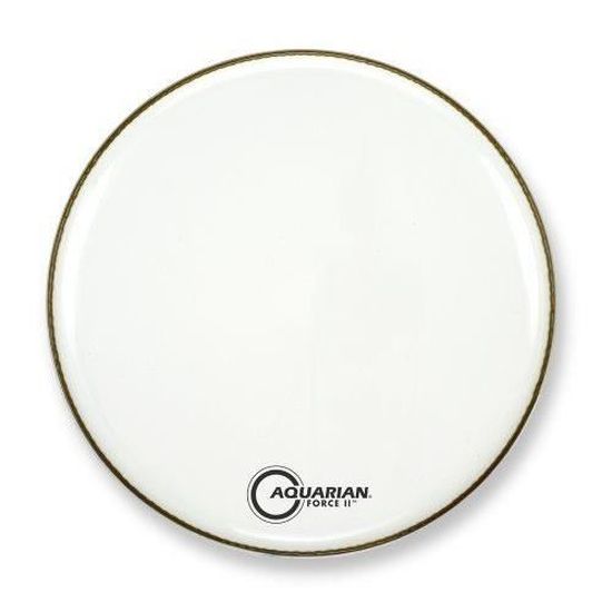 Aquarian peau de batterie pour basse Blanc brillant 22 pouce (55
