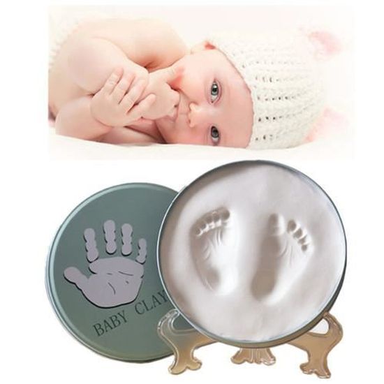 Kit Empreinte Bebe Cadre De Photo Pour Souvenir La Naissance Deux Empreintes Blanc Cdiscount Beaux Arts Et Loisirs Creatifs