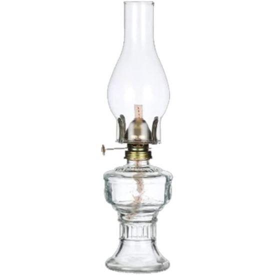 Moddeny Lot De 2 Lanternes à Huile Rétro En Verre Et Métal - Lampe à Kérosène Vintage 31,5 Cm Pour Décoration Intérieure Et Ambiance