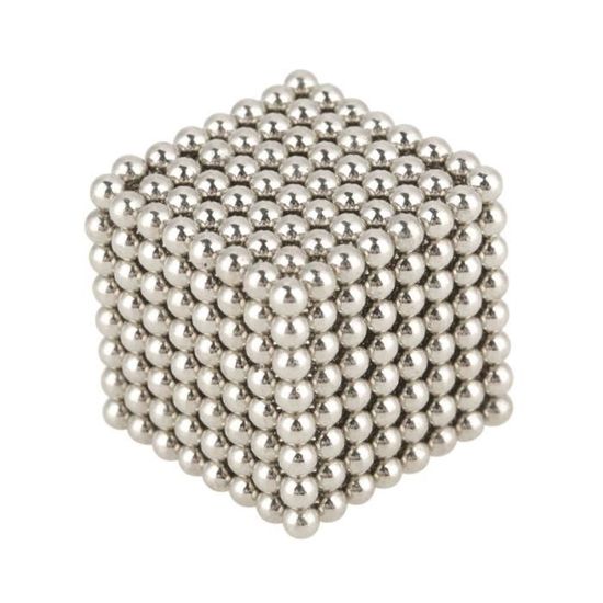 Zerodis billes magn?�tiques 3mm 1000 pi?�ces N35 boules magn?�tiques 3D Puzzle aimant Cube magique 
