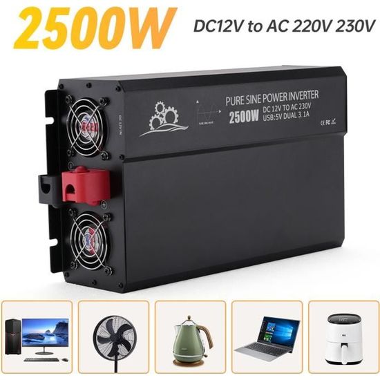 Convertir du 12v en promo 220v