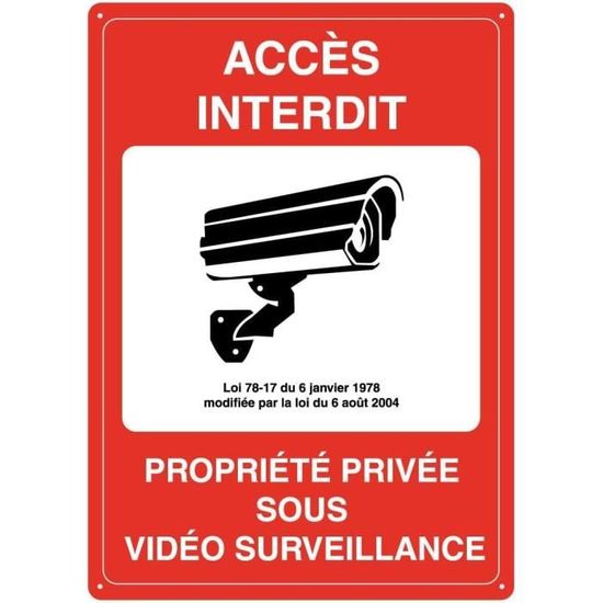 AUA SIGNALETIQUE Warnschild „Attention Chien“ – 42x30 Cm, PVC 1,5 Mm Oder Alu-Dibond, Made In France