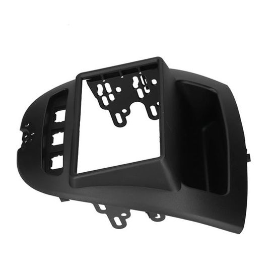 Cadre Radio 2 DIN Pour Peugeot 206 (2002–2010) – Panneau De Navigation 22,9 Cm – Facade ABS Noir – Installation Facile